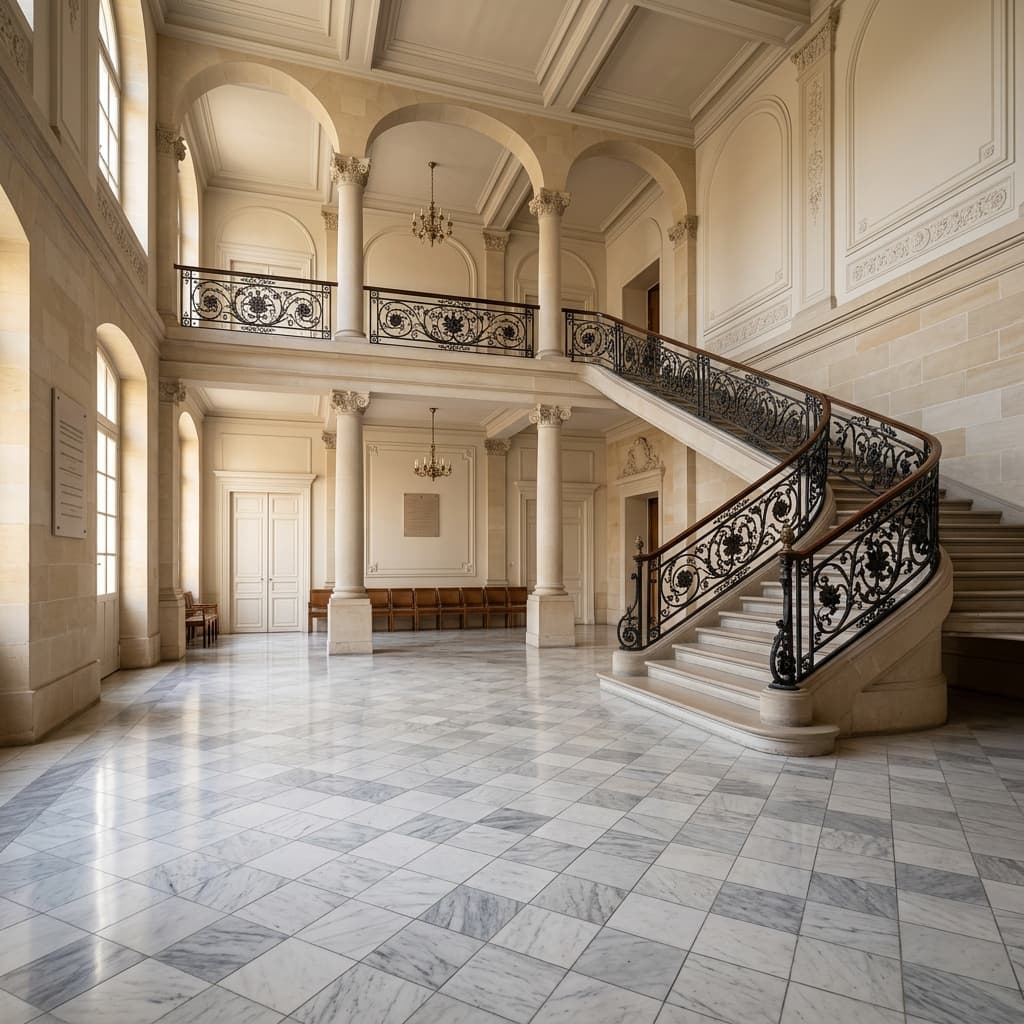 Hall d'une mairie annexe audité par CertiClean